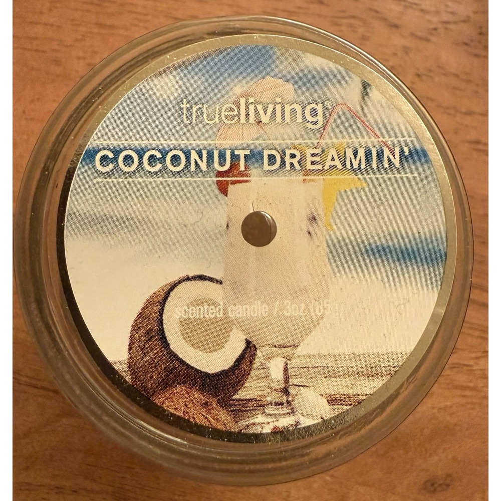 True Living Coconut‎ Dreamin' 3oz Scented Candle